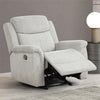 Furniture of America Sandbach Light Gray Contemporary Manual Glider Recliner Model FM6013LG-CH-M