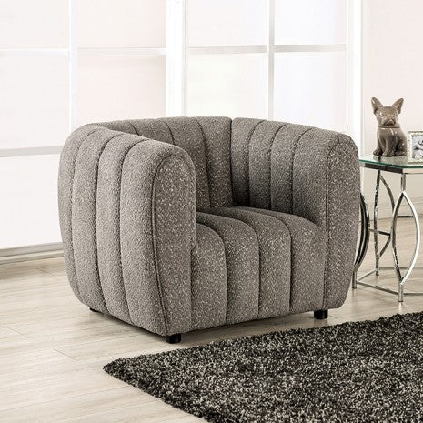 Furniture of America Aversa Charcoal Gray Contemporary Chair Model FM61002GY-CH