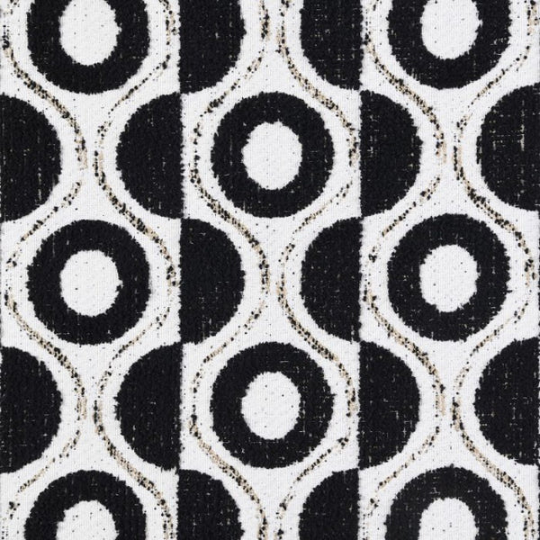 Furniture of America Viviani White/Black Transitional Accent Chair Model FM61007BK-CH-PT