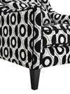 Furniture of America Viviani White/Black Transitional Accent Chair Model FM61007BK-CH-PT