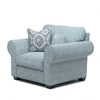 Furniture of America Queensbury Teal Transitional Accent Chair Model FM61113TL-CH-PT