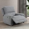 Furniture of America Morcote Gray Contemporary Power Recliner Model FM62001GY-CH-PM