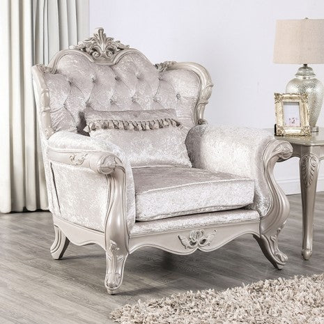 Furniture of America Acapulco Off-White Traditional Chair Model FM65001WH-CH