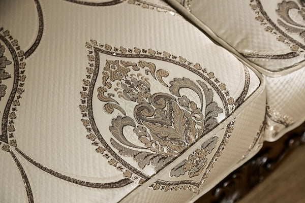 Furniture of America Veracruz Dark Cherry/Beige Traditional Chair Model FM65002BG-CH