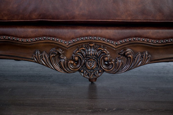 Furniture of America Palencia Dark Cherry/Brown Traditional Chair Model FM65005BR-CH