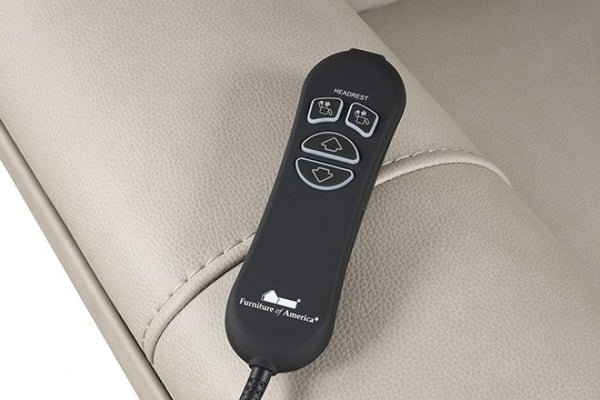 Furniture of America Ethelreda Light Gray Contemporary Lift Chair Model FM68002LG-LC