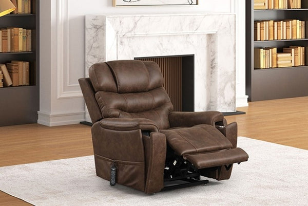Furniture of America Guinevra Walnut Transitional Lift Chair Model FM68005WN-LC