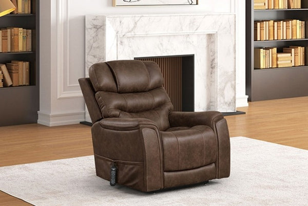 Furniture of America Guinevra Walnut Transitional Lift Chair Model FM68005WN-LC