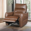 Furniture of America Terentius Caramel Brown Contemporary Power Recliner Model FM69006BR-CH-PM