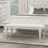 Furniture of America Stella Mia Creamy White Traditional Bench Model FM70000WH-BN