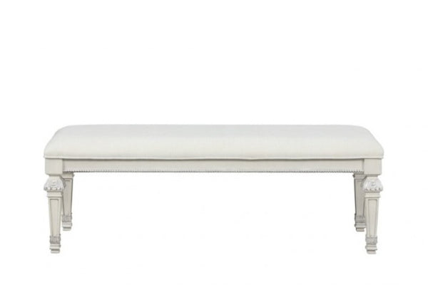 Furniture of America Stella Mia Creamy White Traditional Bench Model FM70000WH-BN