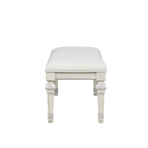 Furniture of America Stella Mia Creamy White Traditional Bench Model FM70000WH-BN