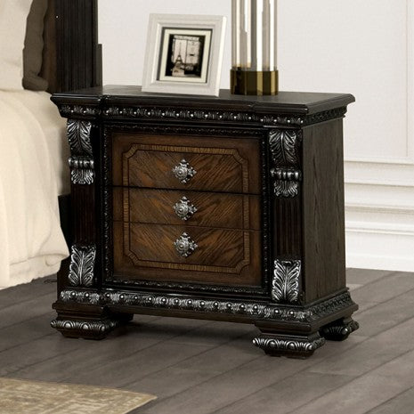 Furniture of America Promenade Espresso Traditional Nightstand Model FM70002DB-N