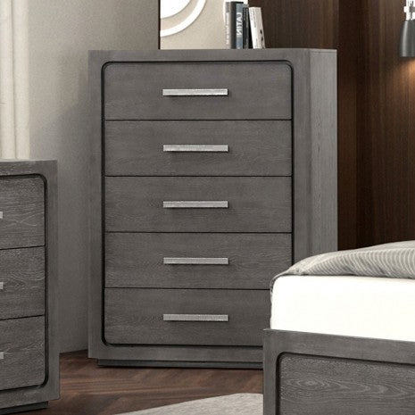 Furniture of America Crowthorne Warm Gray Contemporary Chest Model FM70100GY-C