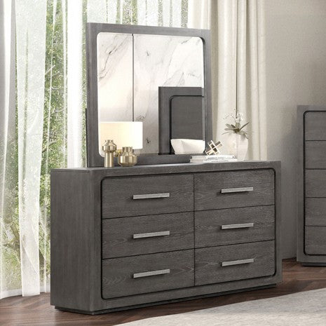 Furniture of America Crowthorne Warm Gray Contemporary Dresser Model FM70100GY-D