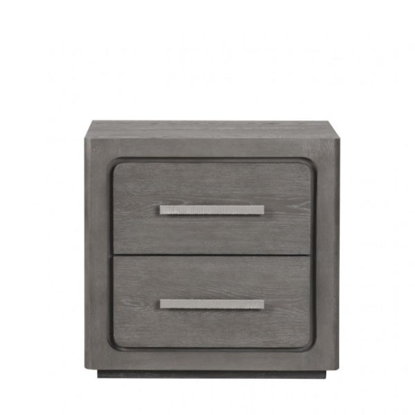 Furniture of America Crowthorne Warm Gray Contemporary Nightstand Model FM70100GY-N