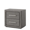 Furniture of America Crowthorne Warm Gray Contemporary Nightstand Model FM70100GY-N