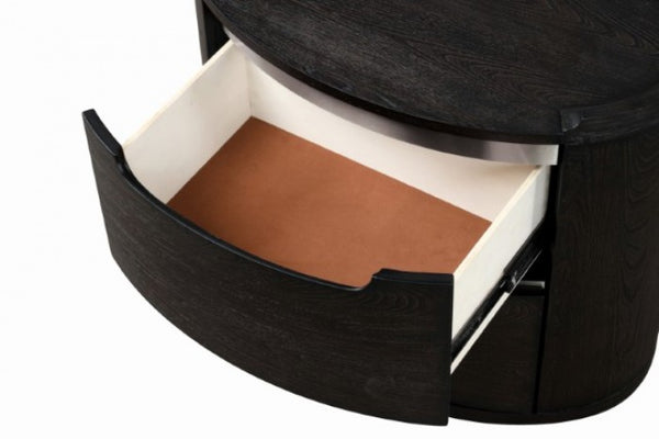 Furniture of America Osterley Black Modern Contemporary Nightstand Model FM71500BK-N