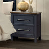 Furniture of America Pinetop Blue/Dark Brown Modern Farmhouse Nightstand Model FM7171BL-N