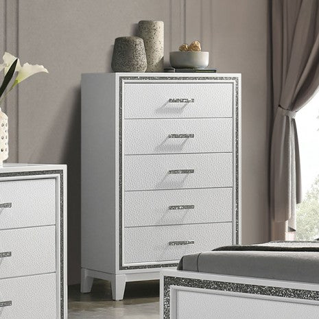 Furniture of America Lucida White Contemporary Chest Model FM7203WH-C