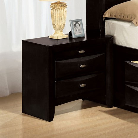 Furniture of America Zosimo Black Transitional Night Stand Model FM7210BK-N