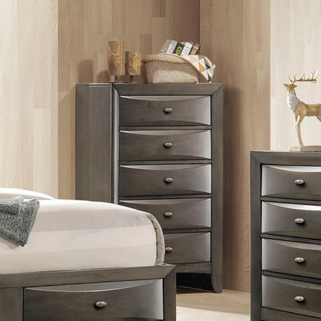 Furniture of America Zosimo Gray Transitional Chest Model FM7210GY-C