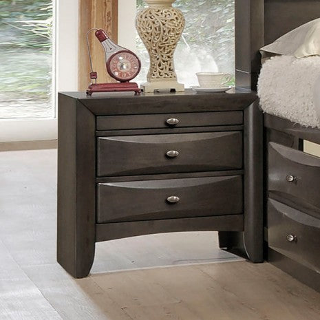 Furniture of America Zosimo Gray Transitional Night Stand Model FM7210GY-N
