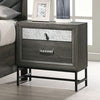 Furniture of America Voleta Gray Contemporary Night Stand Model FM7212GY-N