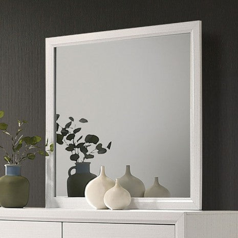 Furniture of America Errico White Contemporary Mirror Model FM7215WH-M