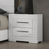 Furniture of America Whitby White Glam Nightstand Model FM7216WH-N