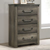 Furniture of America Britonale Rustic Gray Rustic Farmhouse Chest Model FM7218GY-C