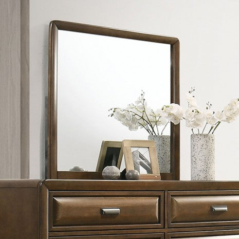 Furniture of America Caerwys Brown Transitional Mirror Model FM7231BR-M