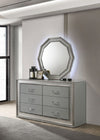 Furniture of America Cassiopeia Metallic Gray Glam Dresser Model FM7253GY-D