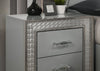 Furniture of America Cassiopeia Metallic Gray Glam Nightstand Model FM7253GY-N