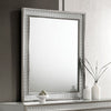 Furniture of America Cassiopeia Metallic Gray Glam Rect Mirror Model FM7254GY-M