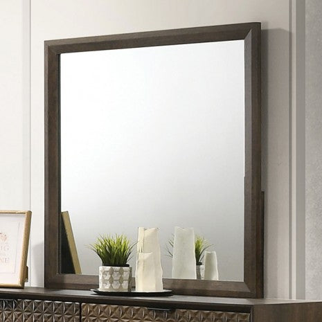 Furniture of America Chalfont Dark Brown Contemporary Mirror Model FM7272DB-M