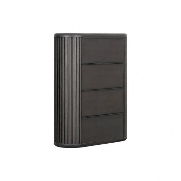 Furniture of America Hildesheim Black Modern Contemporary 4 Drawer Chest Model FM73000BK-C