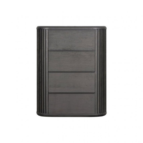 Furniture of America Hildesheim Black Modern Contemporary 4 Drawer Chest Model FM73000BK-C