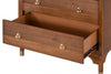 Furniture of America Hepburne Walnut Mid-Century Modern Chest Model FM74000WN-C
