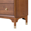 Furniture of America Hepburne Walnut Mid-Century Modern Chest Model FM74000WN-C