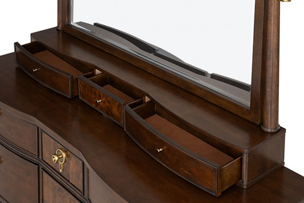 Furniture of America Westerham Dark Cherry Transitional Mirror Model FM74001CH-M