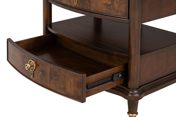 Furniture of America Westerham Dark Cherry Transitional Nightstand Model FM74001CH-N