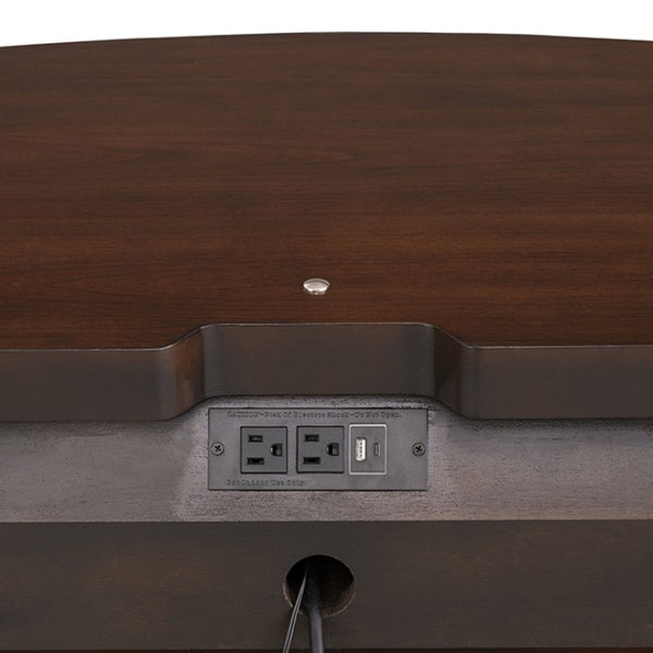 Furniture of America Westerham Dark Cherry Transitional Nightstand Model FM74001CH-N