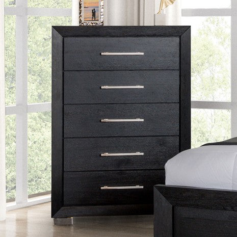 Furniture of America Ashbourne Black Contemporary Chest Model FM7415BK-C