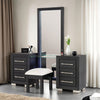 Furniture of America Ashbourne Black Contemporary Vanity Set Model FM7415BK-V-SET
