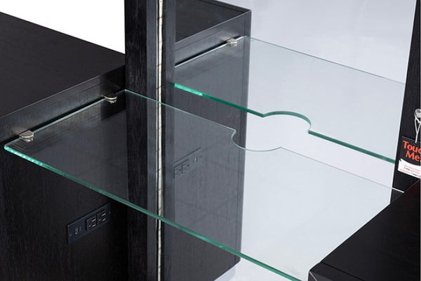 Furniture of America Ashbourne Black Contemporary Vanity Set Model FM7415BK-V-SET