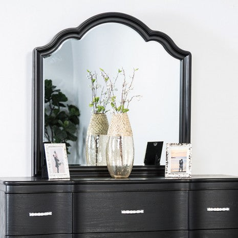 Furniture of America Melodi Parc Black Glam Mirror Model FM7416BK-M