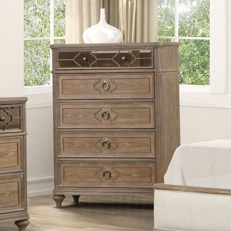 Furniture of America Lyris Rustic Oak Transitional Chest Model FM7417AK-C