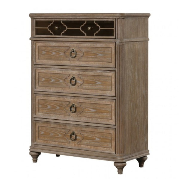Furniture of America Lyris Rustic Oak Transitional Chest Model FM7417AK-C