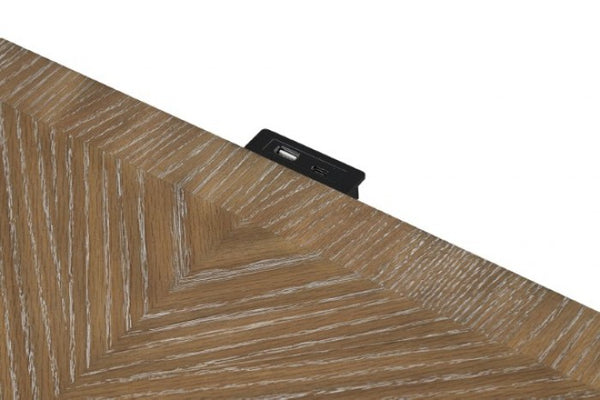 Furniture of America Lyris Rustic Oak Transitional Nightstand Model FM7417AK-N